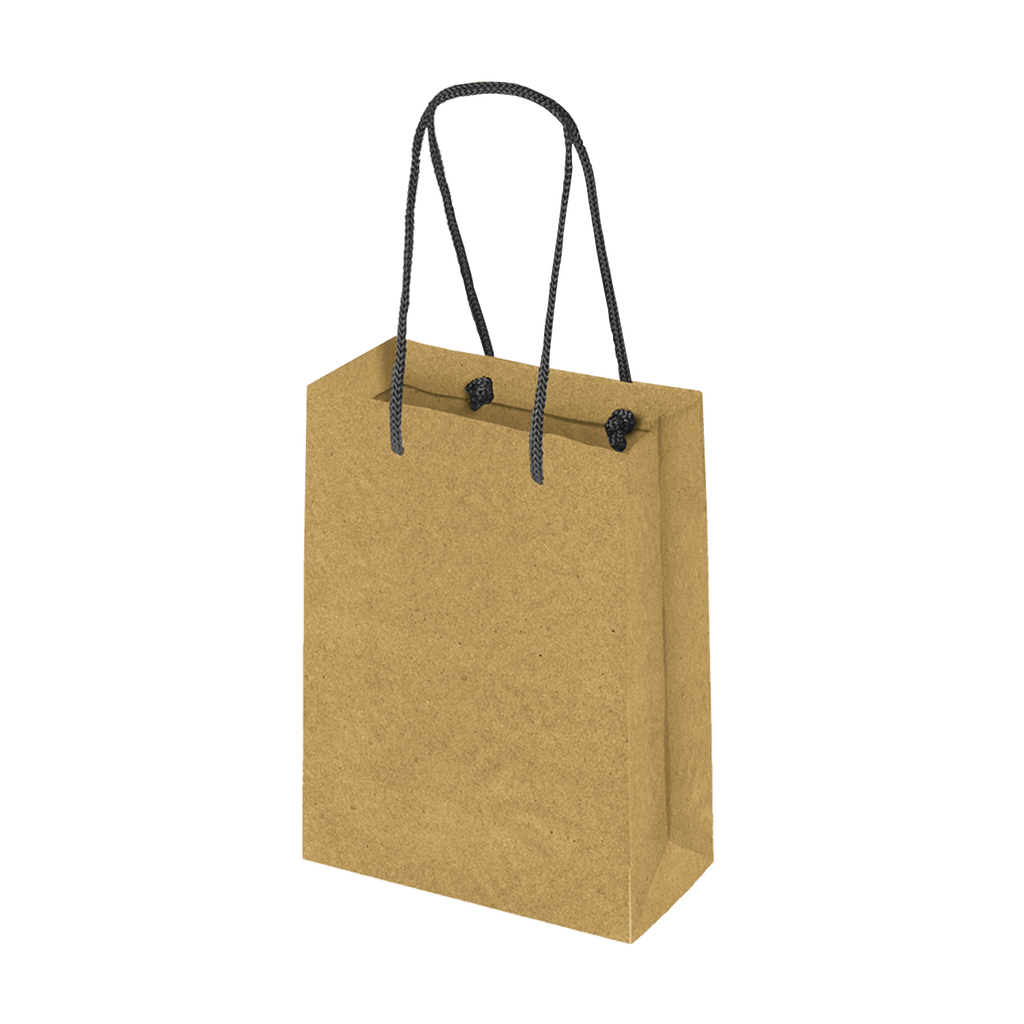 Boutique Eco Friendly Shopping Bags Kraft Small Min. Order Qty 100