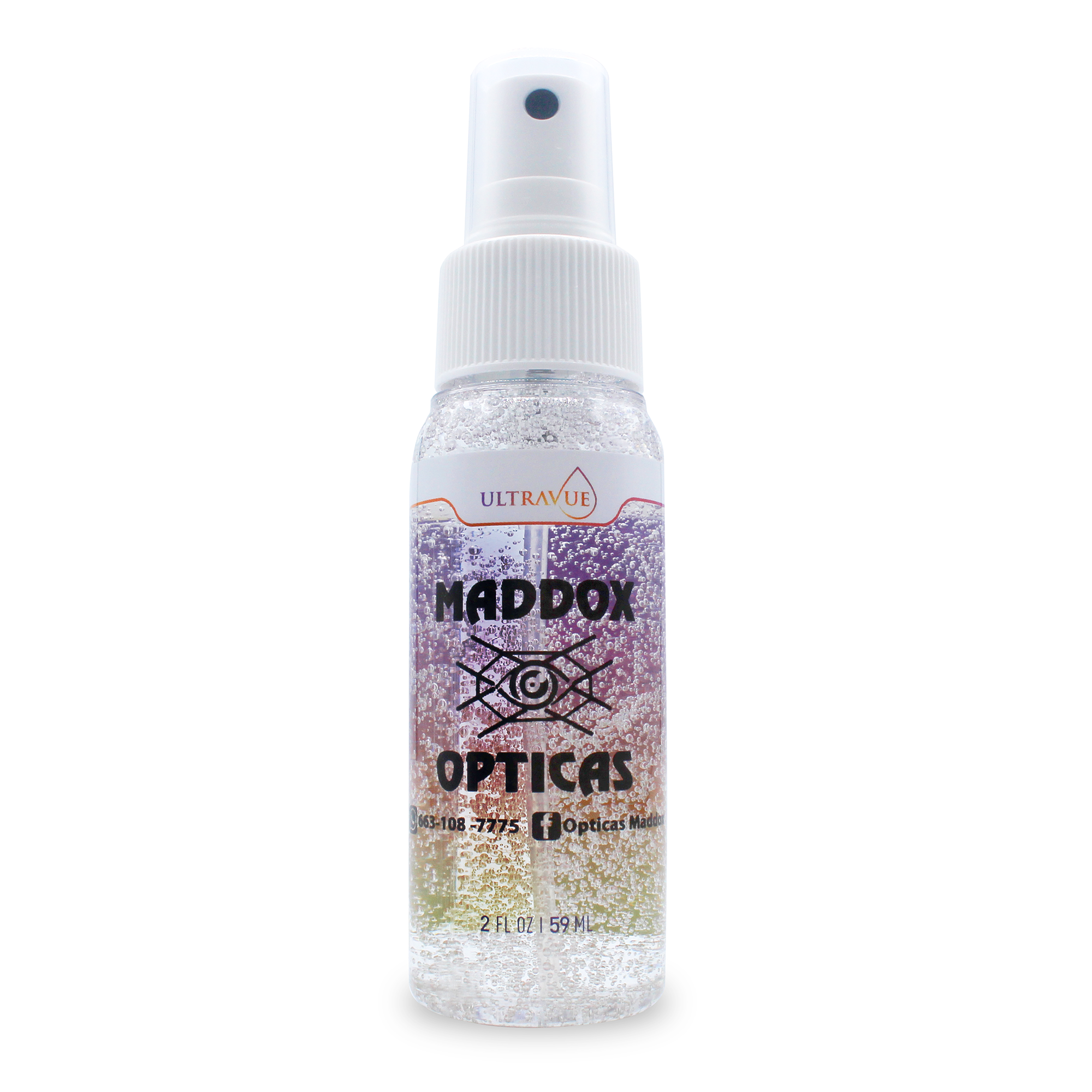 2 oz. UltraVue™ Imprinted Gel Lens Cleaner