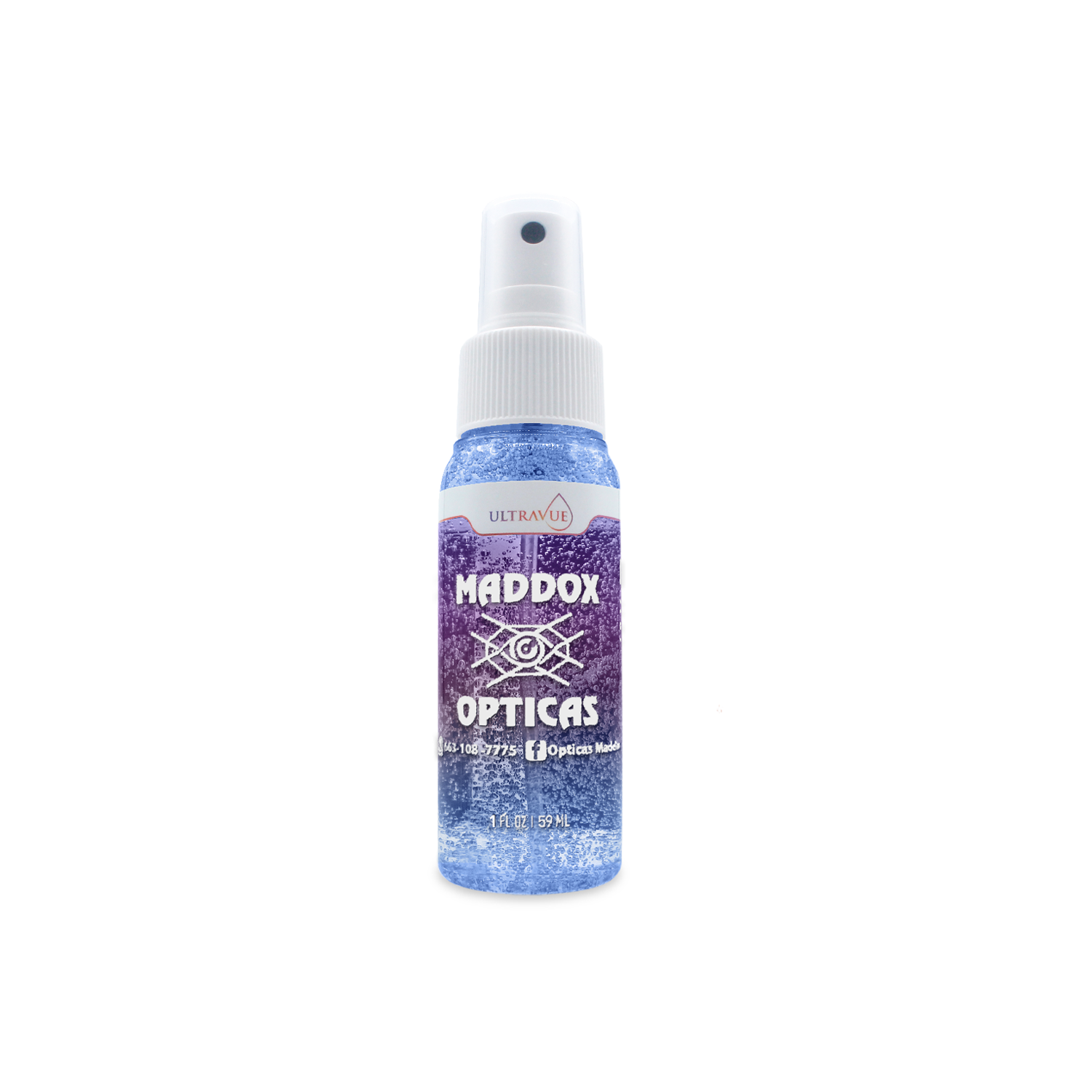 1 oz. UltraVue™ Imprinted Gel Lens Cleaner