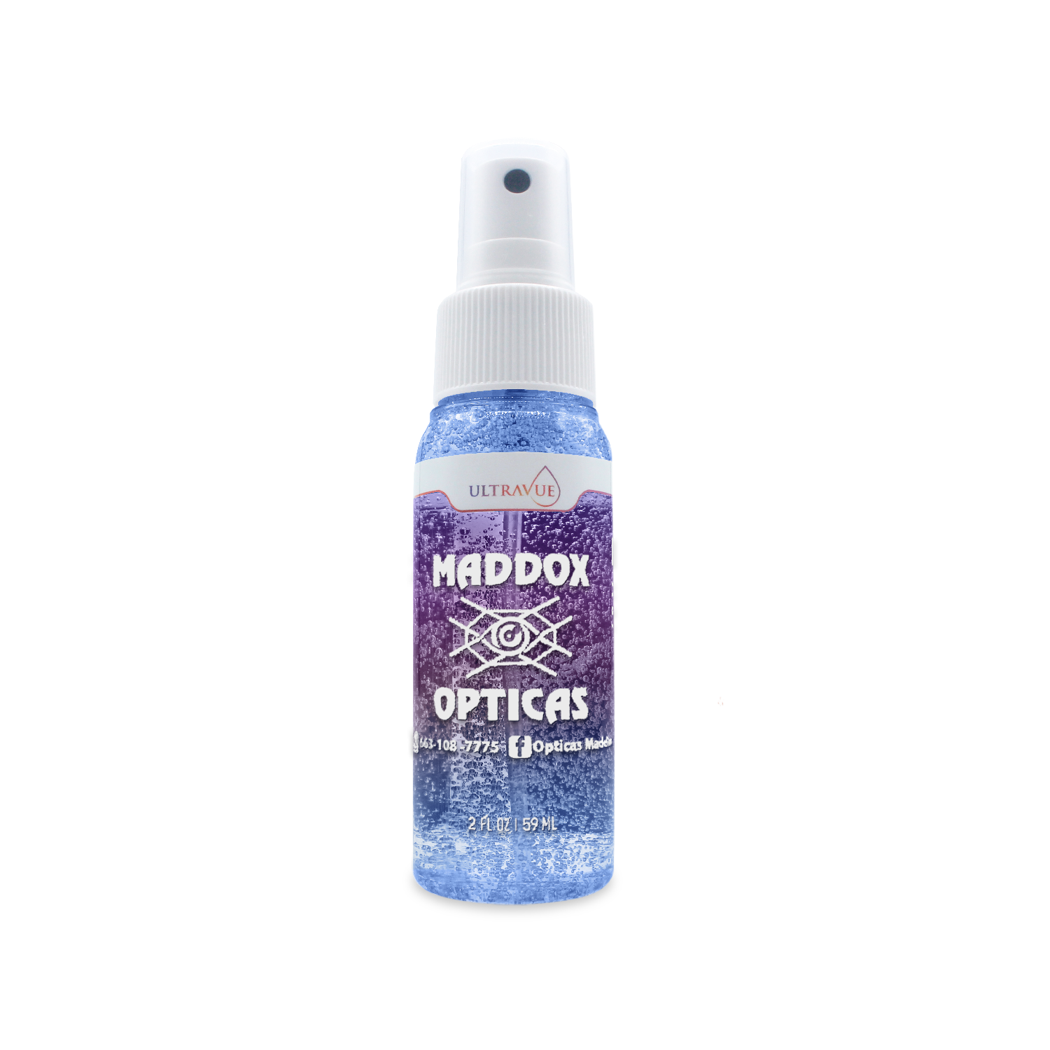 2 oz. UltraVue™ Imprinted Gel Lens Cleaner