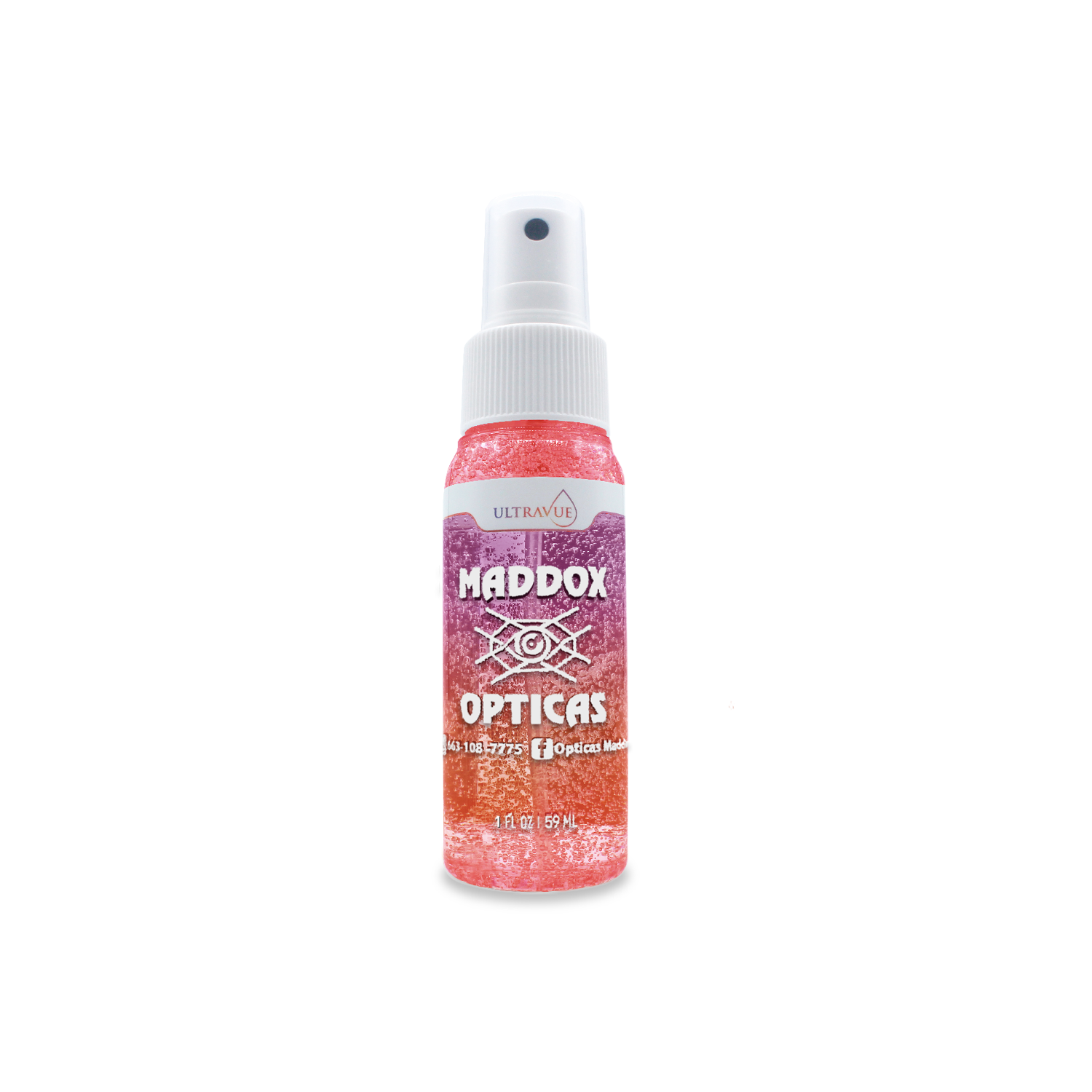 1 oz. UltraVue™ Imprinted Gel Lens Cleaner