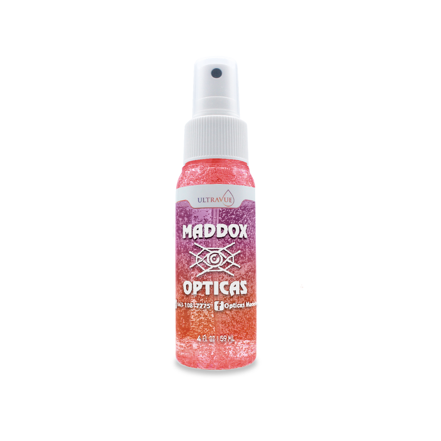 4 oz. UltraVue™ Imprinted Gel Lens Cleaner
