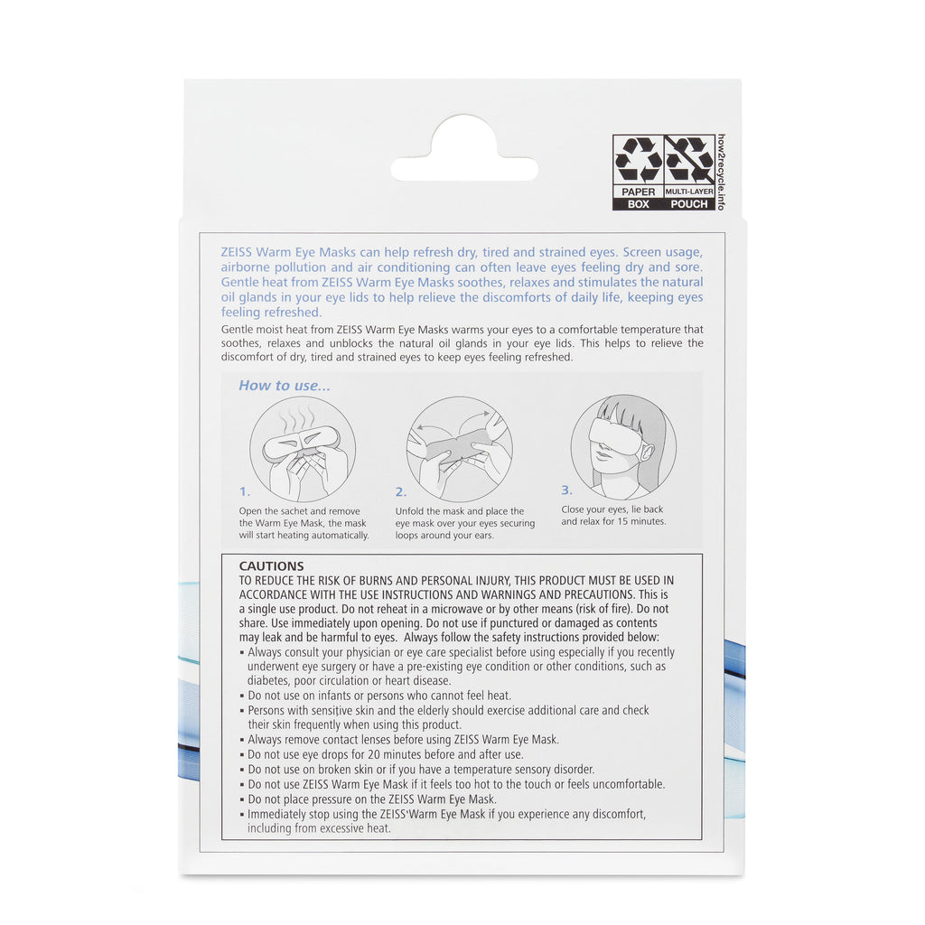 ZEISS Dry Eye Relief Masks – Dynamic Labs