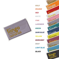 Purity™ Imprinted Microfiber Cloth in Clear Pouch (Metallic Ink)