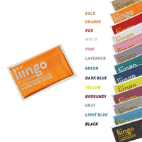 Purity™ Imprinted Microfiber Cloth in Clear Pouch (Metallic Ink)