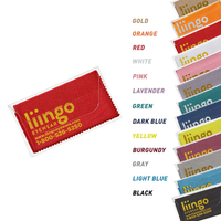 Purity™ Imprinted Microfiber Cloth in Clear Pouch (Metallic Ink)