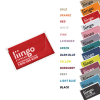 Purity™ Imprinted Microfiber Cloth in Clear Pouch (Standard Ink)