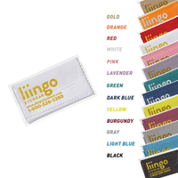 Purity™ Imprinted Microfiber Cloth in Clear Pouch (Metallic Ink)