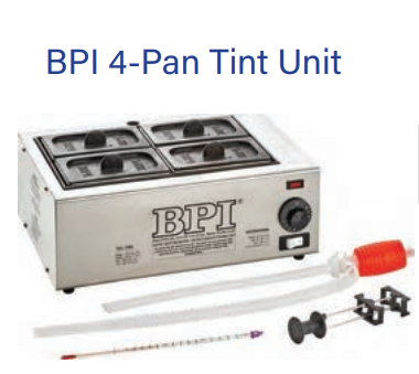 BPI - 4 PAN TINT UNIT/CHEM PAC