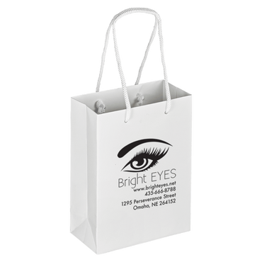 Boutique Imprinted Shopping Bags - Laminated (Small) [Min. Order Qty: 500 Bags]