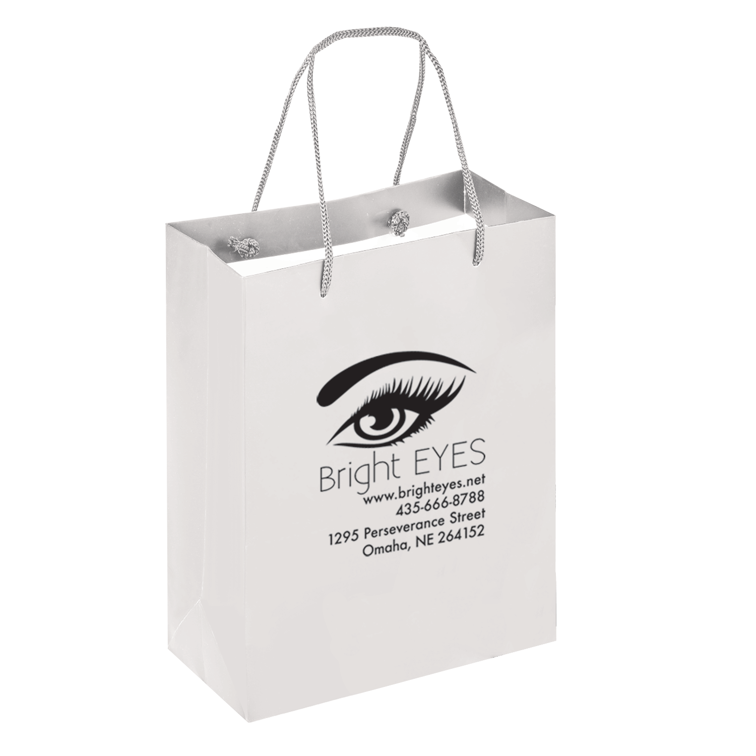 Custom White Luxury Gift Bags with Logo - Better Package