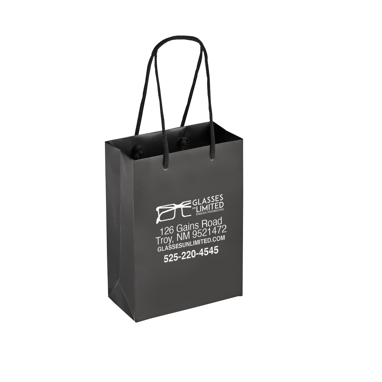 Boutique Imprinted Shopping Bags - Laminated (Small) [Min. Order Qty: 500 Bags]