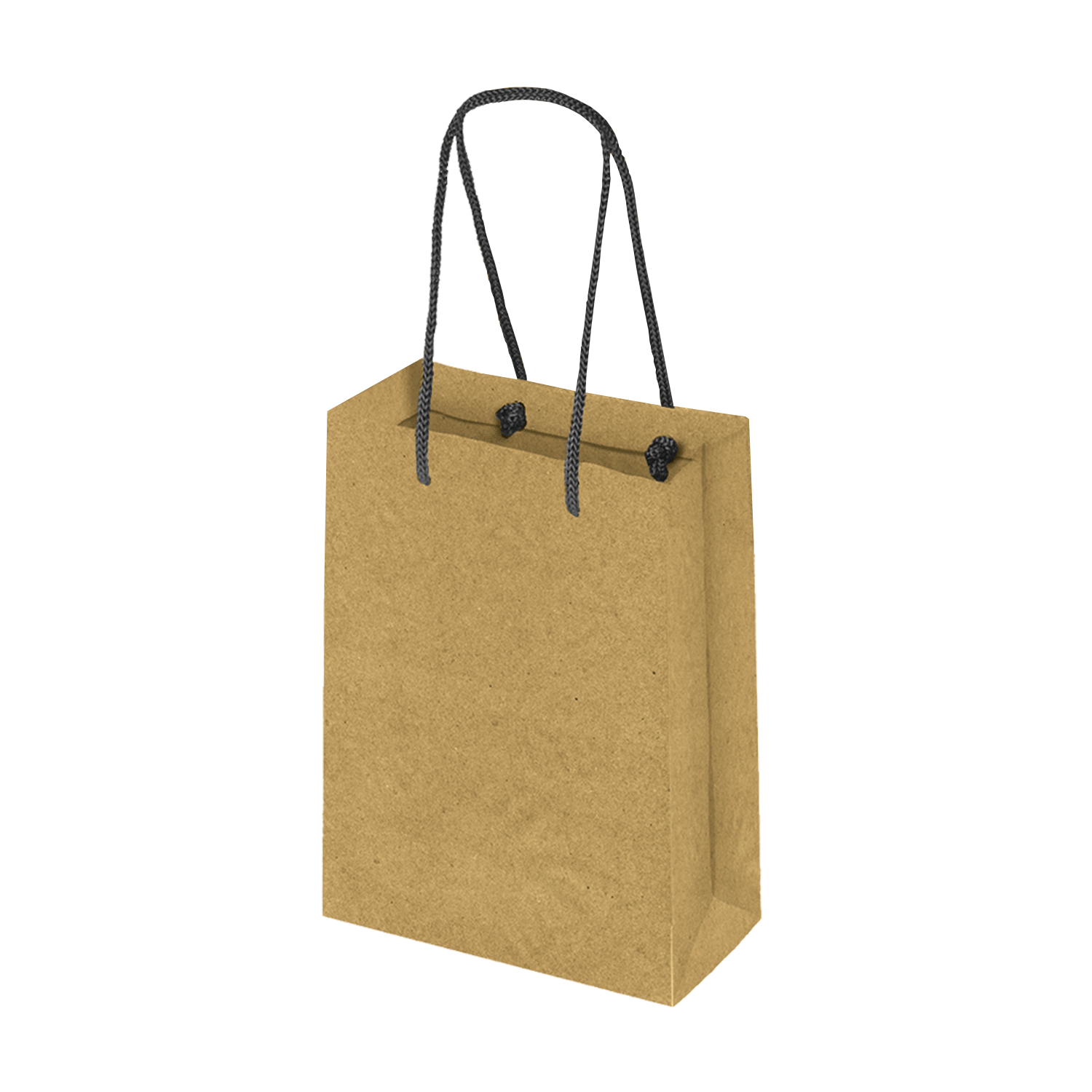 Boutique Eco-Friendly Shopping Bags - Kraft (Small) [Min. Order