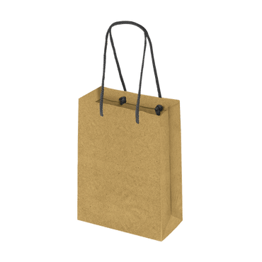 Boutique Eco-Friendly Shopping Bags - Kraft (Small) [Min. Order Qty: 100]