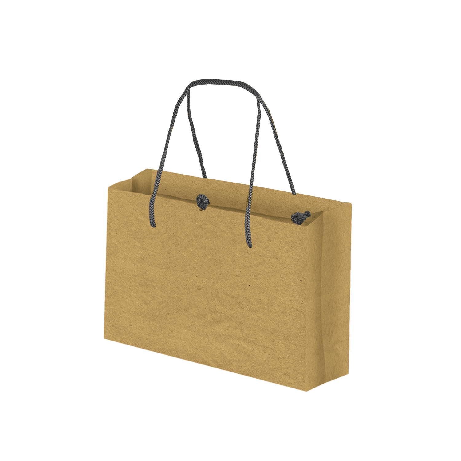 Boutique Eco-Friendly Shopping Bags - Kraft (Small) [Min. Order Qty: 100]