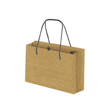 Boutique Eco-Friendly Shopping Bags - Kraft (Small) [Min. Order Qty: 100]