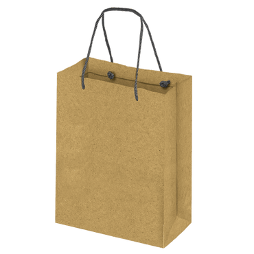 Boutique Eco-Friendly Shopping Bags - Kraft (Large) [Min. Order Qty: 100]