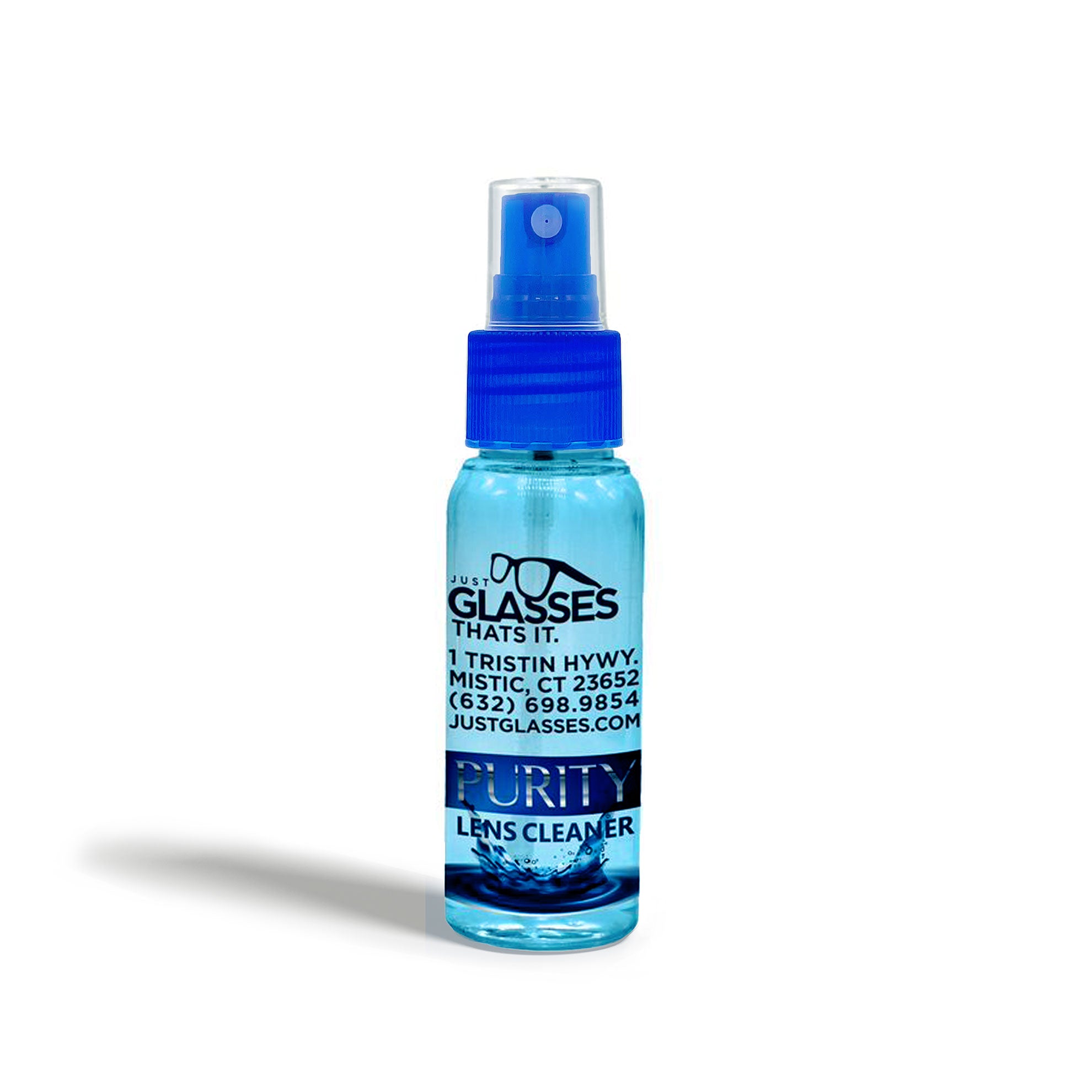 2 oz. Purity™ Imprinted Lens Cleaner with Same Color Caps