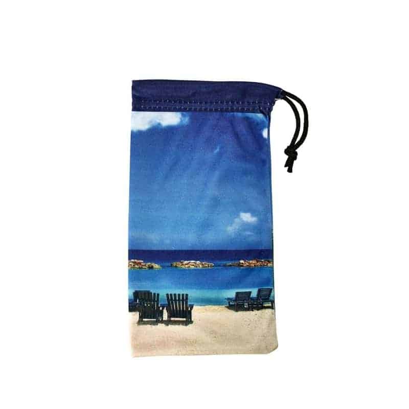 "Beach Chairs" Microfiber Pouches