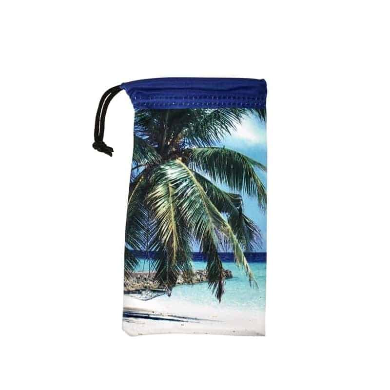 "Beach Palm" Microfiber Pouches