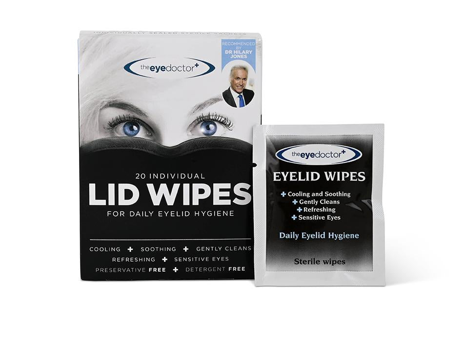The Eyedoctor+ Sterile Lid Wipes, 20 Wipes per Box