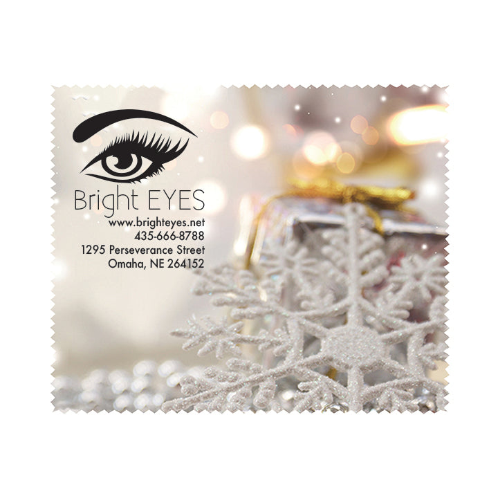 Purity™ Holiday Imprinted Lens Cleaning Cloths