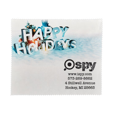 Purity™ Holiday Imprinted Lens Cleaning Cloths