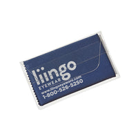 Purity™ Imprinted Chamois Cloth in Clear Pouch (Metallic Ink)