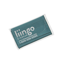 Purity™ Imprinted Chamois Cloth in Clear Pouch (Metallic Ink)