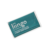 Purity™ Imprinted Microfiber Cloth in Clear Pouch (Metallic Ink)