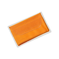 Purity™ Microfiber Cloth in Clear Pouch Black & Orange