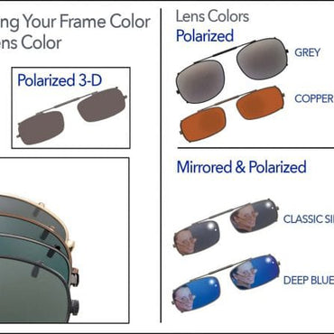 Visionaries® Rectangle Clip-Ons