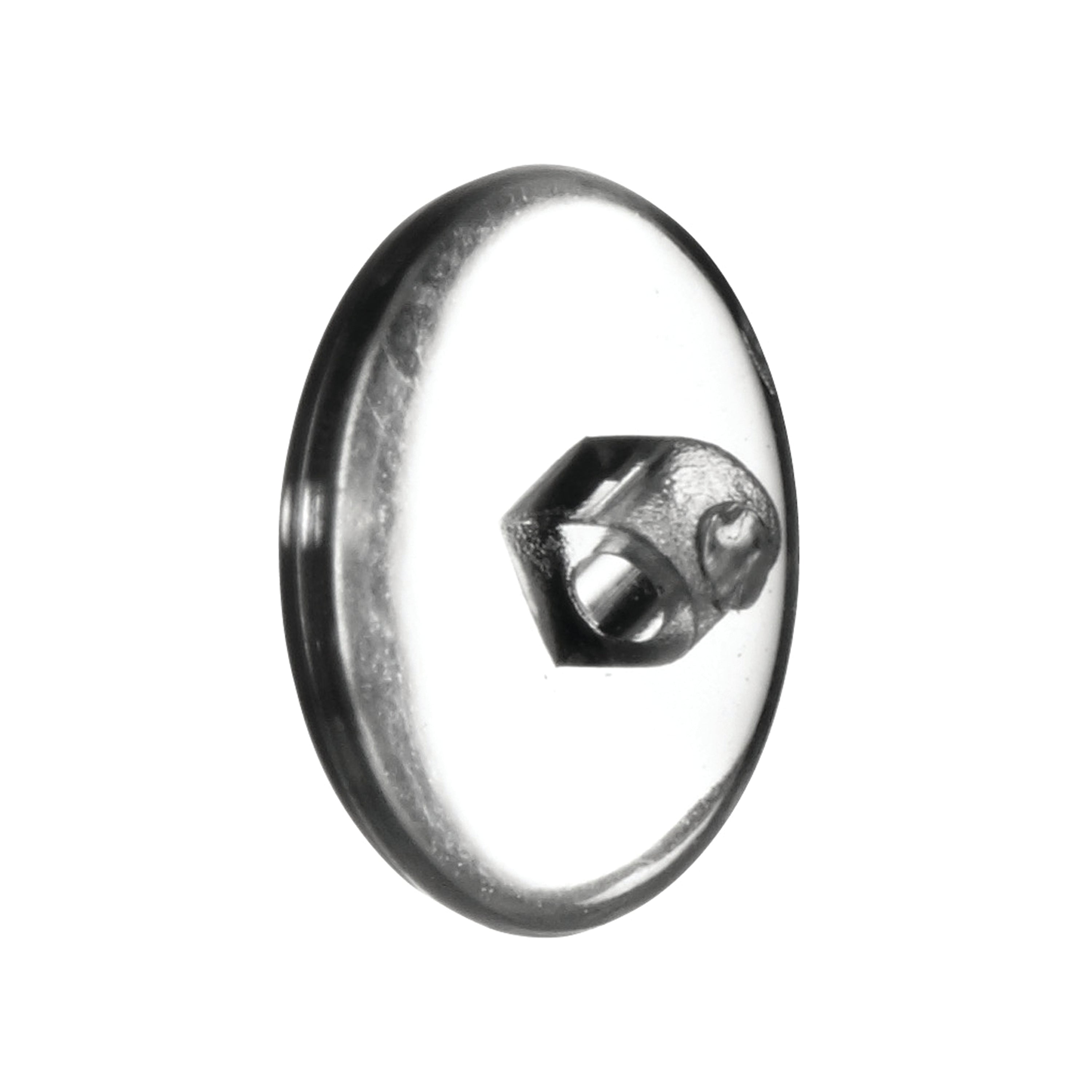 Polycarbonate "M" Pad Nose Pads - Round & Oval - Snap & Screw - 9mm
