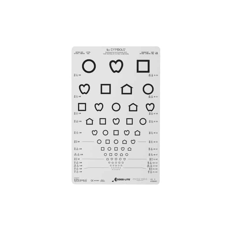 Pediatric Symbols Eye Chart