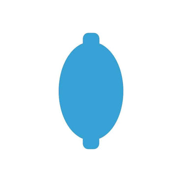 UltraBlue™ 17x30 Oval Solid - 1K