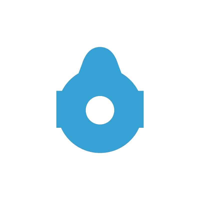 UltraBlue™ 18mm Half Eye Round - 1K