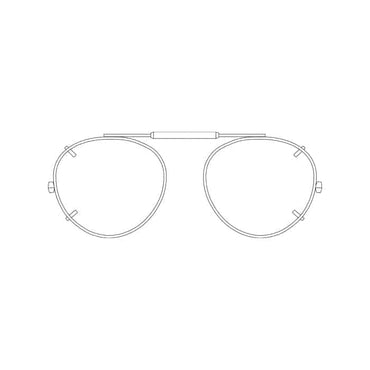 Visionaries® Round Mirrored Clip-Ons