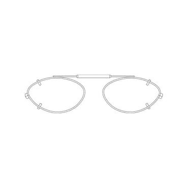 Visionaries® Cat Eye Mirrored Clip-Ons