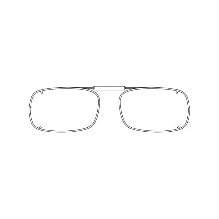 Visionaries® DRX Rectangle Clip-Ons